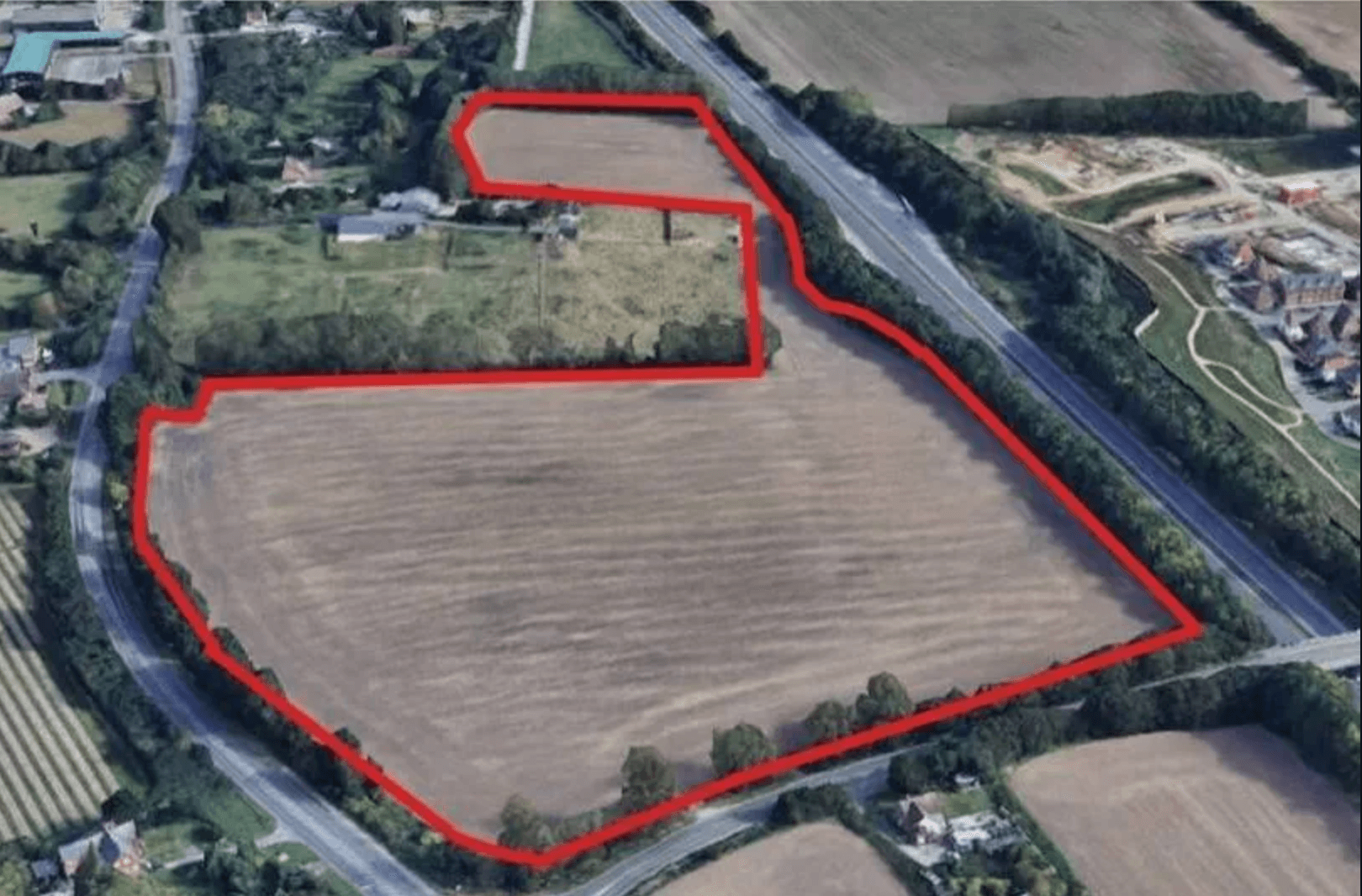 2025 october quealy proposed site of bobbing new build houses