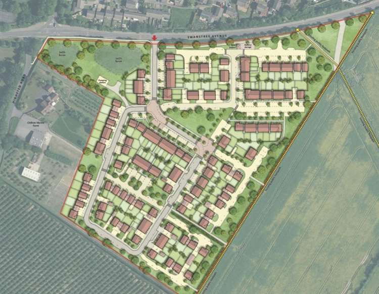 development off swanstree avenue in sittingbourne