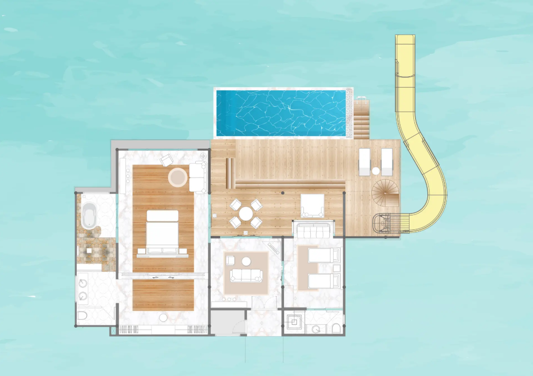 2026 MAY QUEALY DREAM HOME OF THE MONTH IN THE MALDIVES PLAN